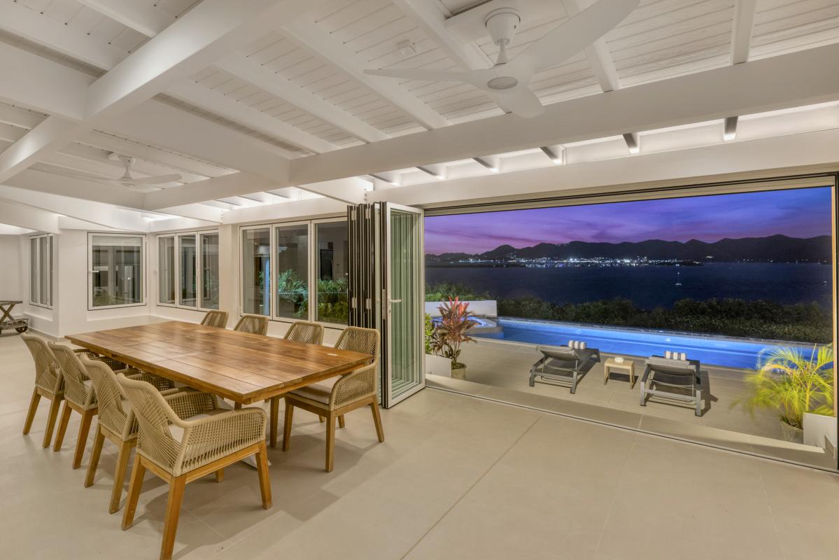 48.Location Villa piscine vue mer Terres Basses Saint Martin